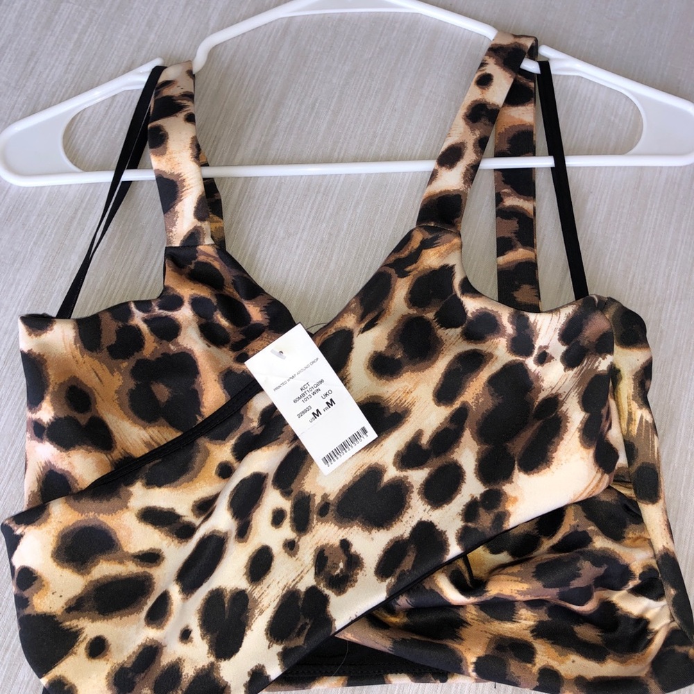 NEW! Bebe wrap around crop top size MEDIUM